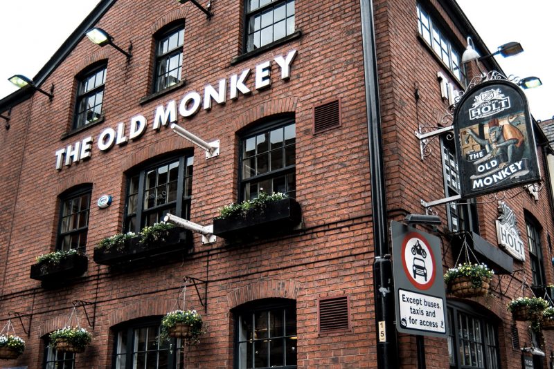 the old monkey pub in manchester