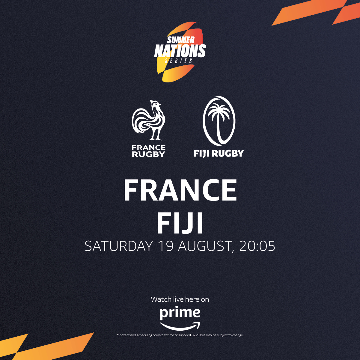 France vs Fiji Watch live at the pub