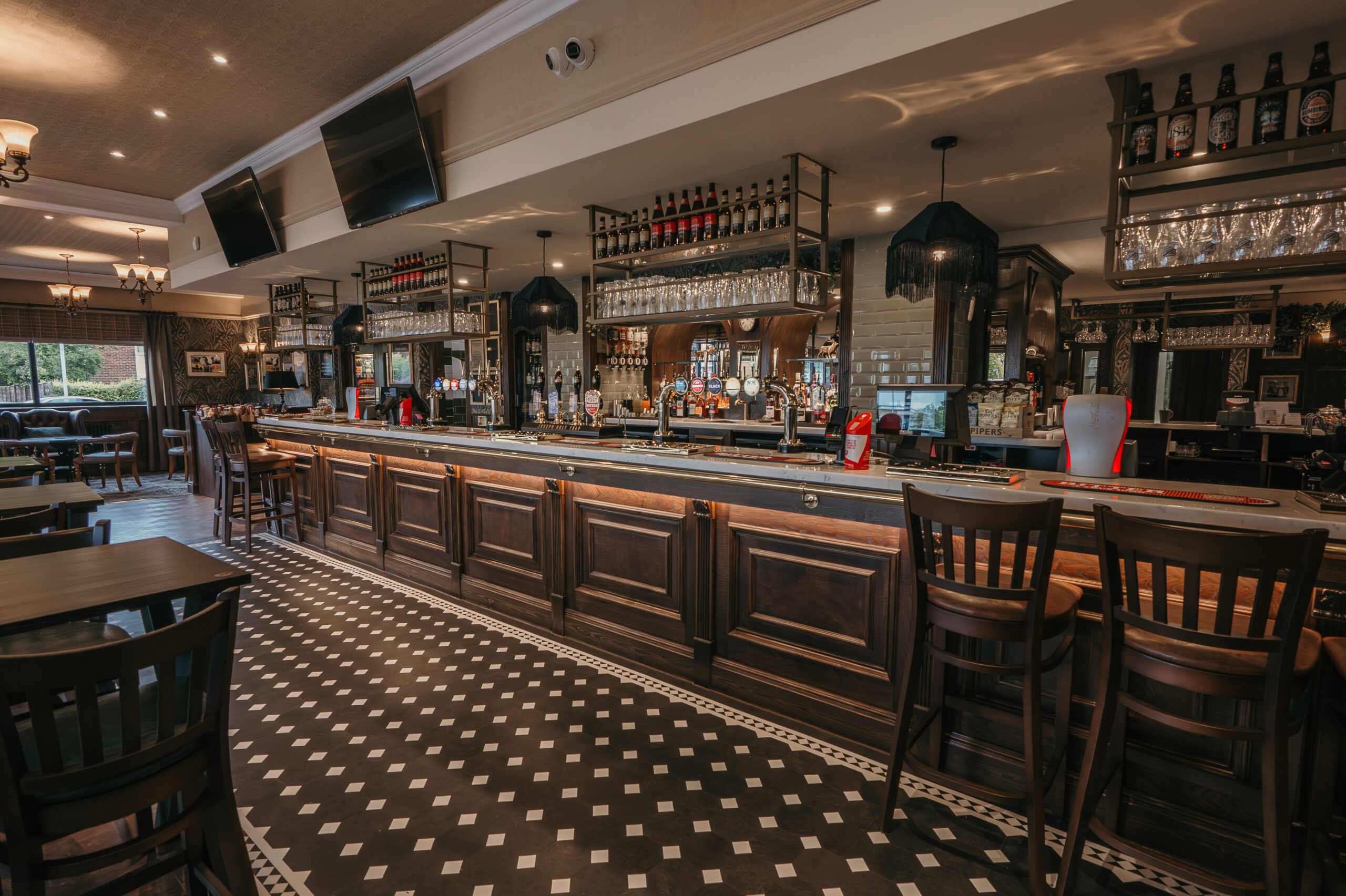 The Roebuck inside bar.