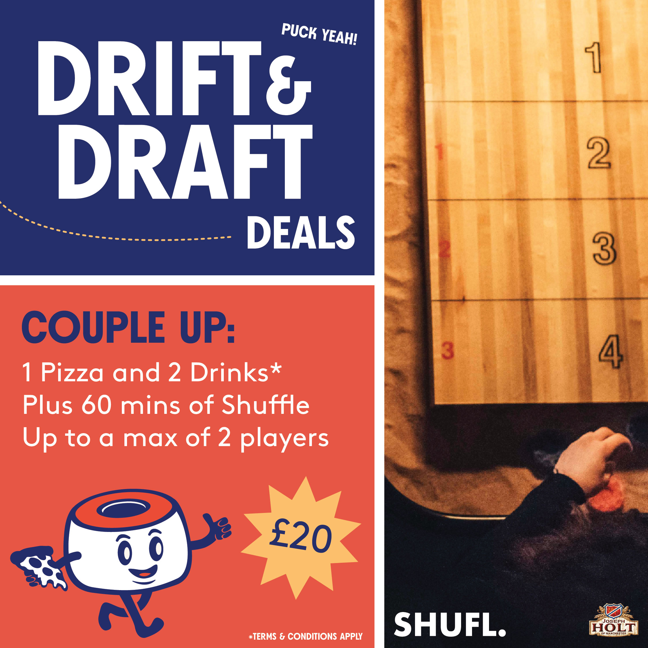 Couple Up Shuffleboard Offer