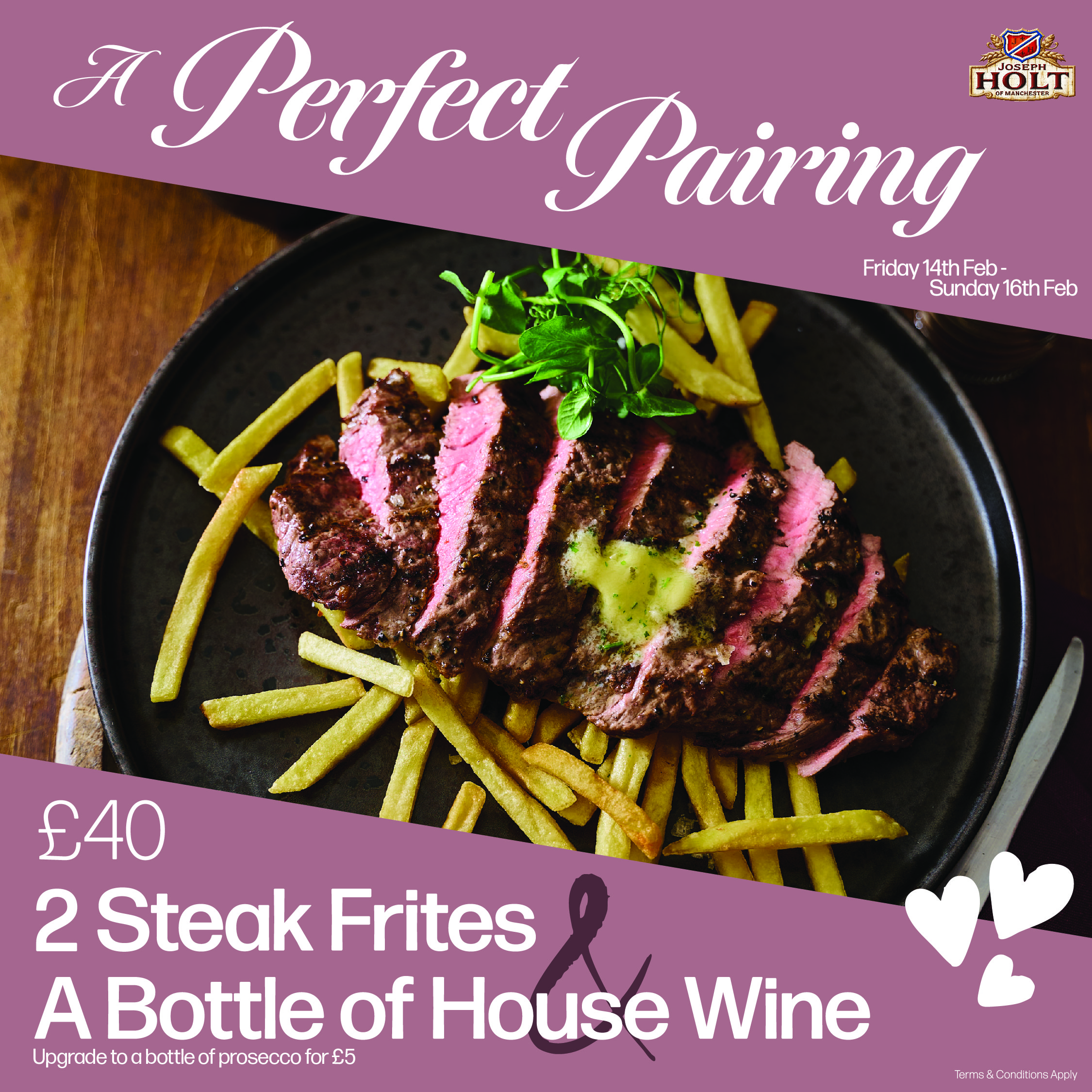 Valentine's Day Offer Perfect Pairing CD Menu