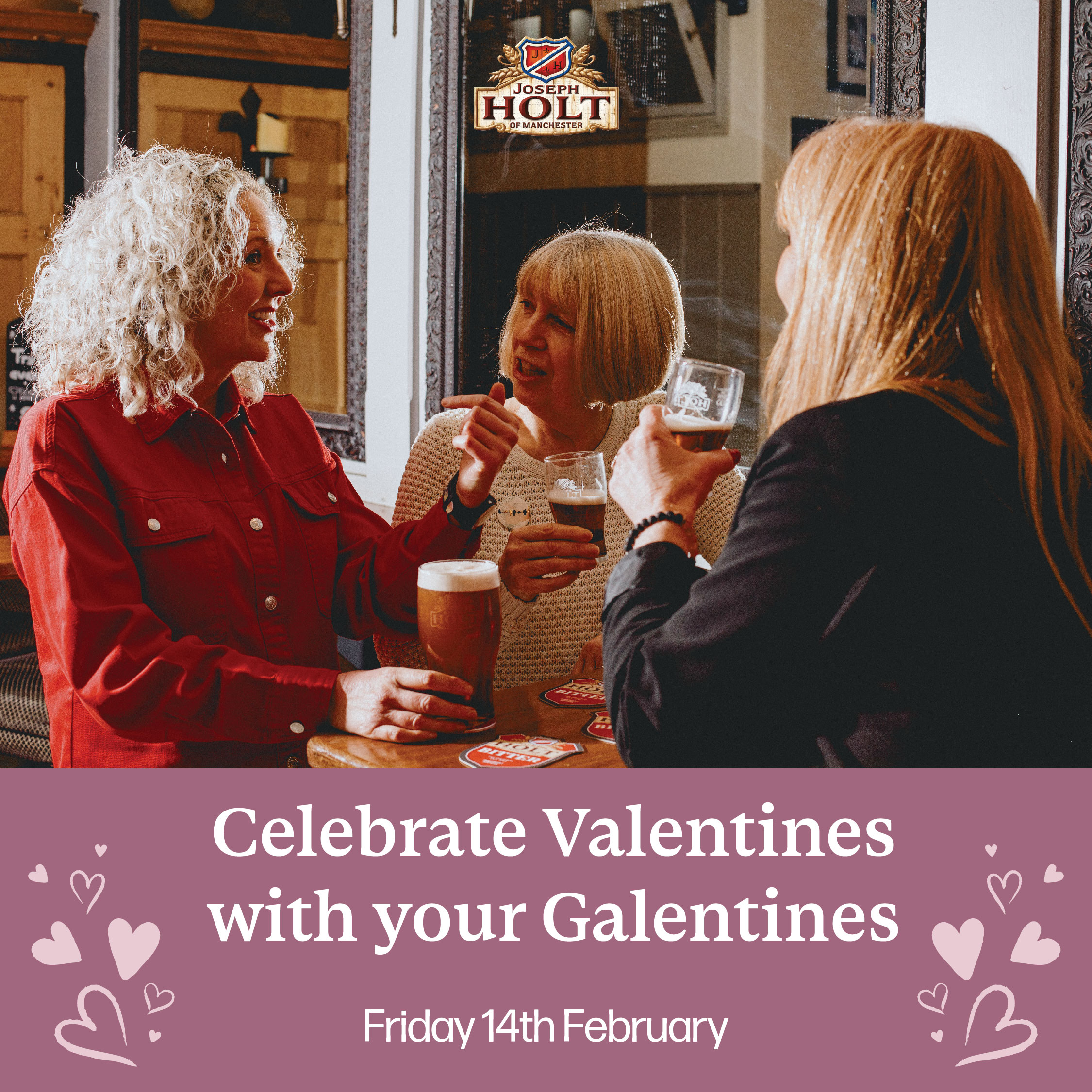 Celebrate valentine's with your galentine's