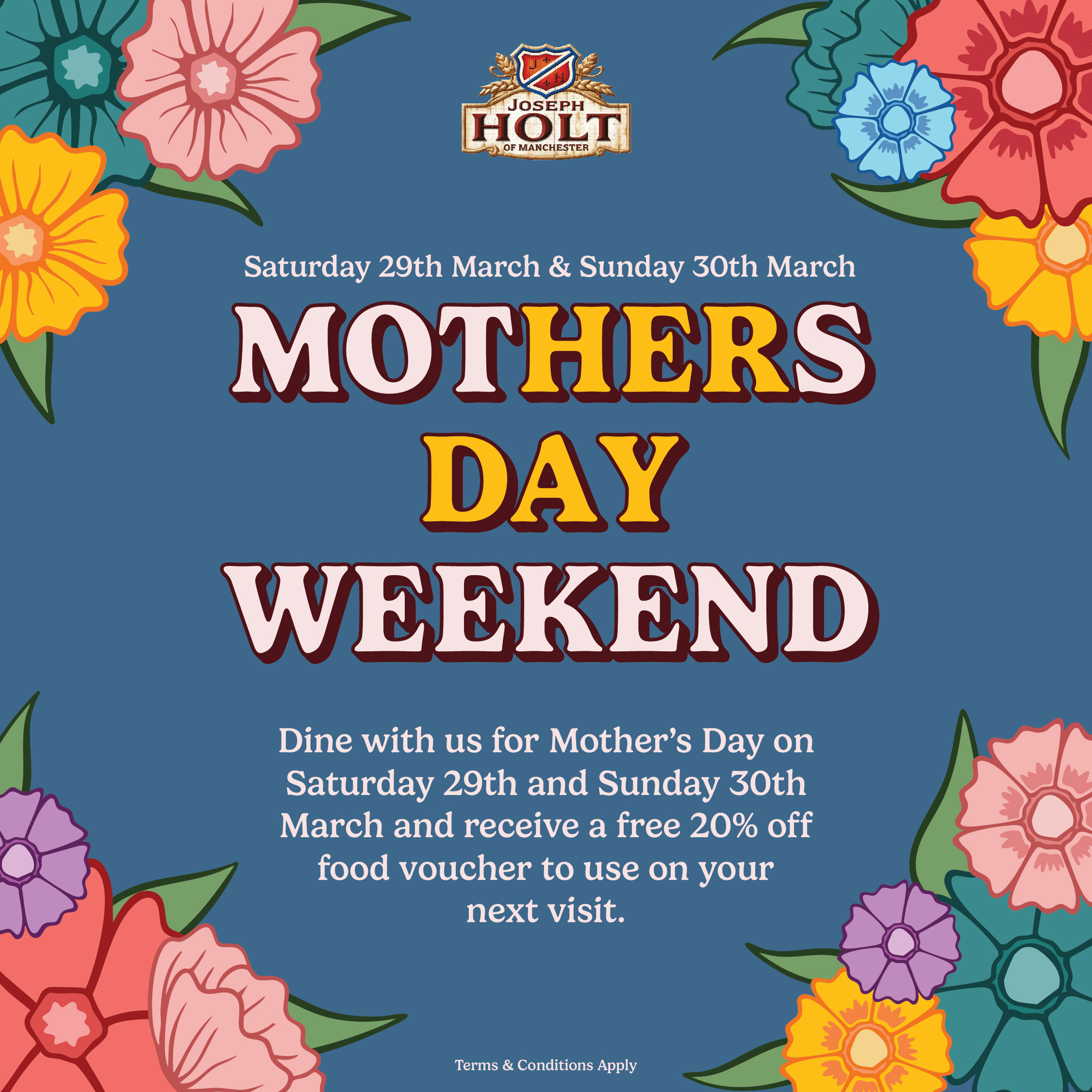 Mother's Day Weekend 20% Off Voucher