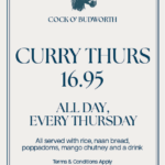 Curry Thursday £16.95