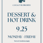 Dessert & Hot Drink Offer